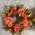 thumbnail image 4 of Harpi 16 Inch Spring Wreaths for Front Door Clearance, Greenery Summer Wreath, Colorful Decorative Garland, Home Decoration, and Ornaments, Suitable for Decoration In Multiple Scenarios, 4 of 7