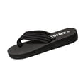 thumbnail image 2 of BADHUB Women's Casual Non slip Flat Bottom Flip Flops Comfortable Soft Bottom Summer Vacation Flat Flip Flops Black 39, 2 of 6