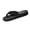 Black, variant on Orange Women'S Flat Flip Flops Toe Post Slippers Casual Comfortable Indoor Outdoor Breathable Lightweight Non Slip Everyday Use