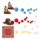 thumbnail image 4 of 31 piezas de decoraciones para tartas de vaquero con sombrero y bota para celebraciones de cumpleaños rojo, 4 of 9