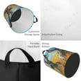 thumbnail image 2 of Balery Funny Countryside Donkey Cesta de ropa redonda con asas, impermeable, independiente, para ropa, juguetes, dormitorio y familia-Small, 2 of 6