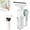 green, variant on Cordless Window Vacuum Cleaner with Spray Bottle & Microfiber Pad, Electric Window Squeegee 1500Pa Suction, Rechargeable Glass Cleaner for Mirrors Tiles Shower Glass