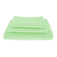 thumbnail image 2 of 3pcs Flower Pattern Towel Microfiber Bath Towel Set Towel Shower Towel Sauna Towel - , Light Green, 2 of 8