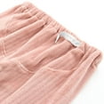 thumbnail image 7 of Edvintorg Winter Maternity Pants Women Loungewear Fashion Solid Color Flannel Plush Loose High Waist Pregnancy Pants with Belly Support Maternity Pajama Pants, 7 of 7
