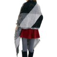 thumbnail image 3 of Bufanda larga para mujer, manta de 250cm x 70cm, bufanda de tela, bufanda, bufanda de invierno, 3 of 5