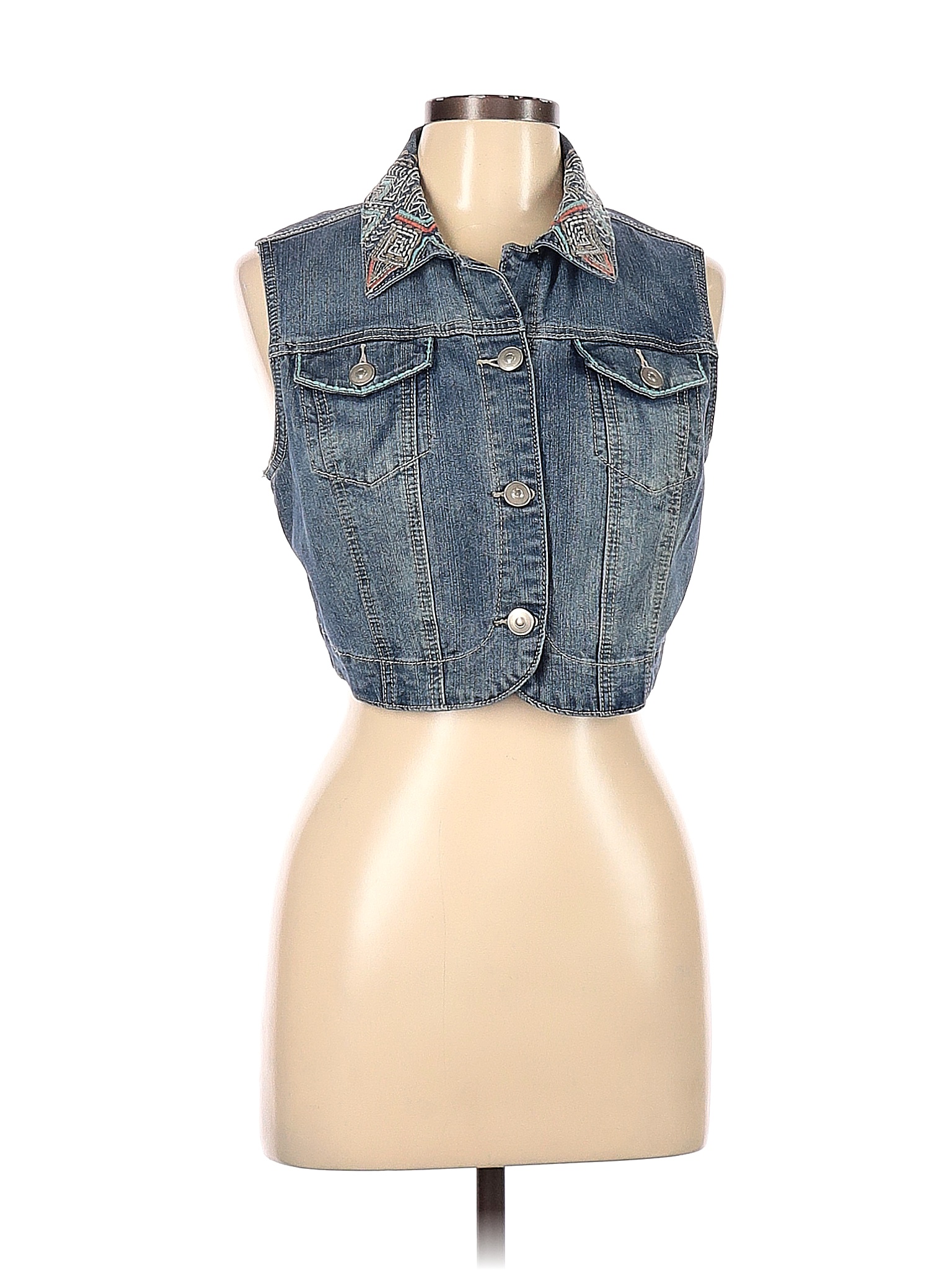Pre-Owned Cato Women's Size L Denim 