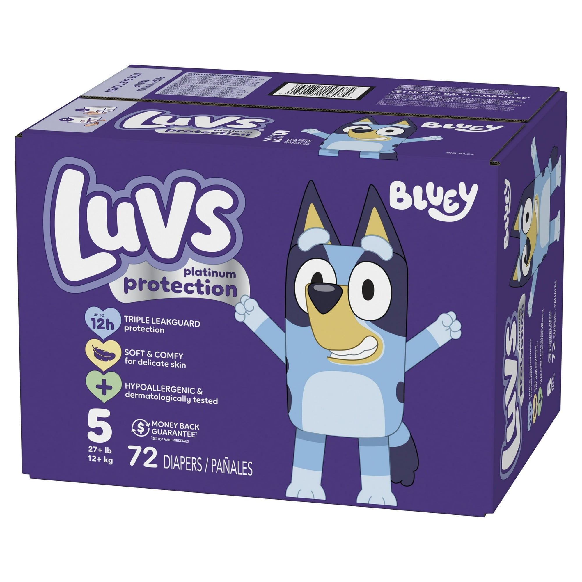 Platinum Protection Baby Diapers, Size 5 (27+ lbs), 72 Count