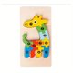 thumbnail image 1 of Wooden Early Education Cognition Children's Educational Toys Building Blocks, Animal Traffic Shape Matching 3d Three-dimensional Puzzle, 1 of 5