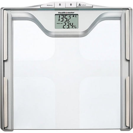 Healthometer Glass Body Fat Scale With B
