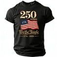 thumbnail image 2 of America 250 Shirt Men 250th Anniversary Usa Years American Flag Printed Shirts Outfits & Casual Occasions, 2 of 4