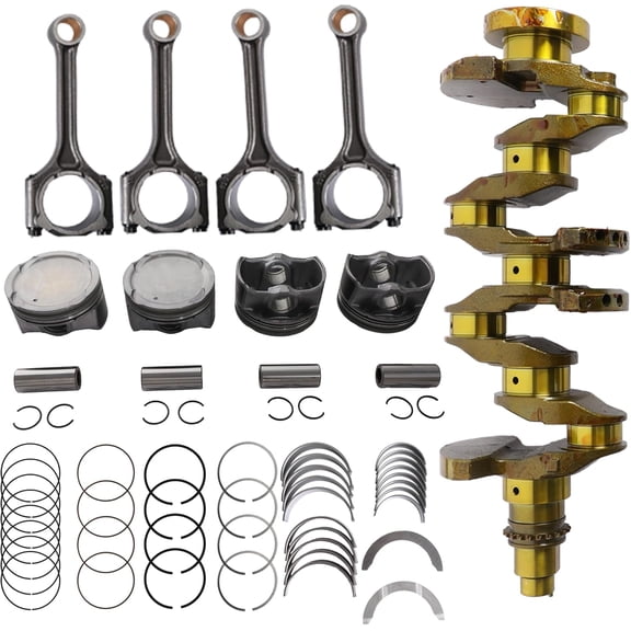 Crankshaft Connecting Rod Bearings Pistons Kit for Hyundai Creta Elantra Tucson Kia Soul G4NA 2.0L 2014-2019