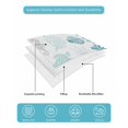 thumbnail image 5 of Quilts Twin Size Bedding Set, Turquoise Coastal Lightweight Quilted Comforter, Nautical Summer Beach Coral Sea Turtle Soft Reversible Bedspread Coverlet with Pillow Covers for All Season, 68" x 86", 5 of 7