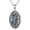 Athena-Abalone, variant on Greek Necklace 925 Sterling Silver Athena Medusa Poseidon Trident Triple Goddess Necklaces Mythology Jewelry for Anniversary Birthday Christmas Gifts Women Men