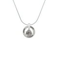 thumbnail image 2 of Delight Jewelry Silvertone Clam Spinner Hero Ring Charm Necklace, 18", 2 of 4