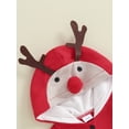 thumbnail image 6 of Baby Girls Boys Hoodies Rompers 3M 6M 9M 12M 18M Christmas Clothes Elk Shaped Hooded Long Sleeve Toddler Fall Waffle Bodysuits, 6 of 10