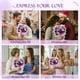 thumbnail image 4 of Ramo de flores preservadas TYL&TYS Real Roses, 13.5 pulgadas, color morado, 4 of 7