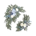 thumbnail image 4 of Juego de guirnaldas de flores artificiales para decoración de bodas, ceremonias, recepciones y fiestas. Blanco, 4 of 9
