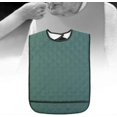 thumbnail image 3 of Bibs for adults to eat, bibs for the elderly, practical, easy to wear, protective apron for the elderly, Green S, 3 of 5
