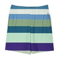 thumbnail image 4 of Hawaiian Shorts for Boys & Girls with Pockets 5-14Y Teens Trendy Elastic Waist Wide Leg Stripe Printed Comfort Beach Short Summer, 4 of 4