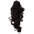 thumbnail image 1 of Extensión de cola de caballo ondulada con pinza para la mandíbula, fibra de alta temperatura, aspecto natural, pinza para la mandíbula larga y rizada, postizo para cola de caballo, 1 of 15