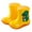 ZD Yellow, variant on Kids Rain Boots Girls 18-24 Months Boys Short Ankle Slip On Garden Rubber Durable Waterproof Adorable Comfortable Rainy Green Baby Shoes