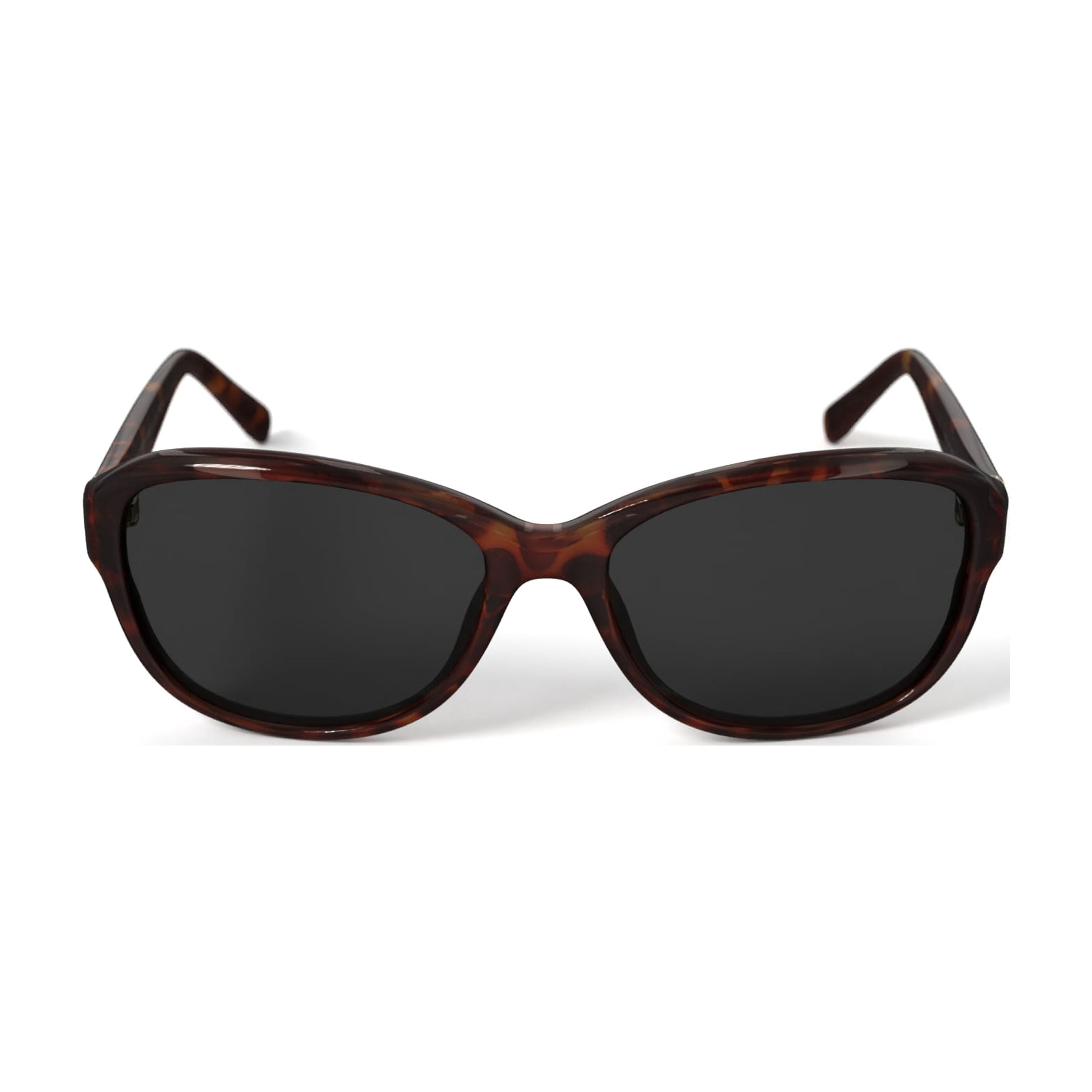 Nautica Women's Rectangle Prescription Sunglasses with Case, NLS6016 Shiny Brown Demi