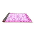 thumbnail image 2 of Ahgly Company Indoor Square Oriental Purple Traditional Area Rugs, 4' Square, 2 of 4