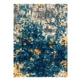 thumbnail image 3 of 40" x 54" Bilbao Blue & Orange 1/2" Rug’d Chair Mat™, 3 of 5