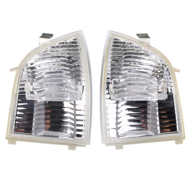 Riwesomey Luz de señal de giro del espejo retrovisor del coche Cacoucs para Focus C-MAX 2003-2013 Bombillas para automóviles Riwesomey VI003641-00