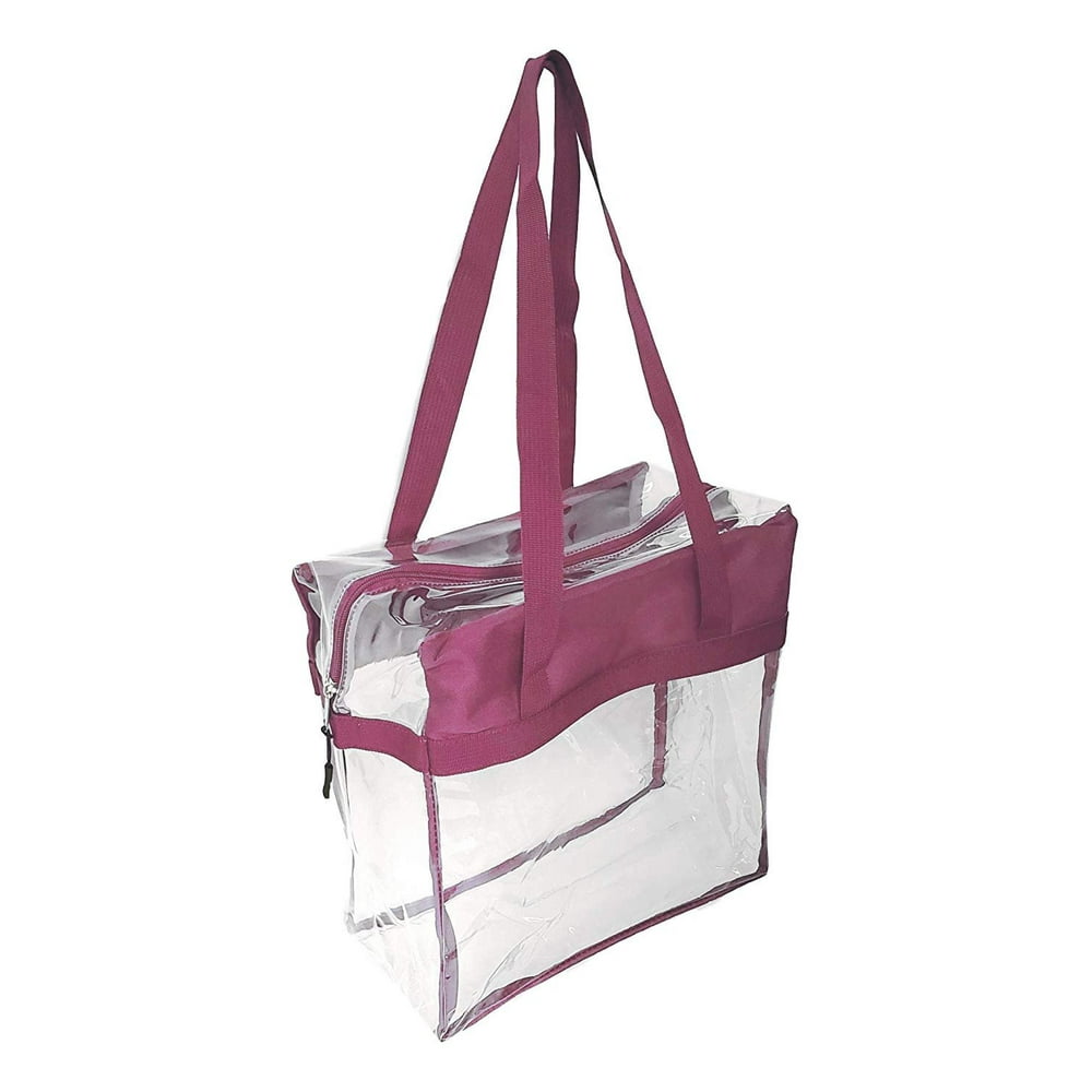 12 x 6 x 12 clear backpack