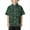 Green, variant on WERYOUNG Boys Girls Tee Summer Leisure Trendy Tropical Printed Turndown Collar Button Short Sleeve Tee Shirts Toddler Relaxed Fit Hawaii Style T-Shirts,Brown,3-4 Years