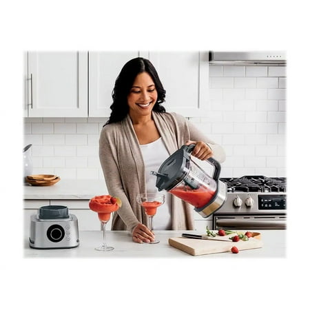 Ninja - Foodi Power Blender Ultimate System 72-Oz. Blender, Smoothie Bowl Maker, Food Processor - Platinum