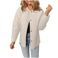 thumbnail image 3 of DDAPJ pyju Womens Lightweight Puffer Jacket Quilted Down Jacket Warm Winter Trendy Casual Outerwear with Pockets Beige XL, 3 of 10