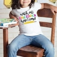 thumbnail image 6 of Kiijoy Big Girls Back-To-School T-Shirt Short Sleeve Kindergarten T Shirt, Sizes 3-13, 6 of 7