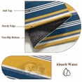 thumbnail image 6 of 3'x5' Area Rugs, Yellow Blue Striped Indoor Outdoor Area Rug for Living Room Bedroom, Farmhouse Vintage Stripe Washable Bathroom Rugs Kitchen Floor Carpet Mats Home Decor Aesthetic, 6 of 8