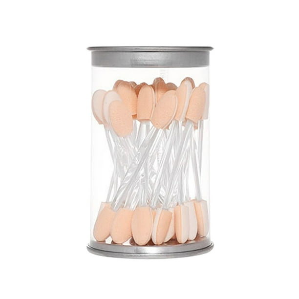 Pinceles de maquillaje, kit de maquillaje de 25 piezas, pincel de maquillaje de doble punta para sombra de ojos, delineador, esponja aplicadora, pincel para sombra de ojos