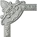 thumbnail image 3 of Ekena Millwork PML10X10SU 10.75 In. W X 10.75 In. H Architectural Sussex Floral Panel Moulding Corner, 3 of 4