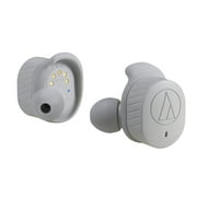 Audio-Technica ATH-SPORT7TWGY SonicSport Wireless In-Ear Headphones, Gray