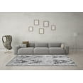 thumbnail image 3 of Ahgly Company Indoor Square Abstract Gray Modern Area Rugs, 5' Square, 3 of 4