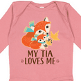 thumbnail image 4 of Inktastic My Tia Loves Me Fox Niece Nephew Boys or Girls Long Sleeve Baby Bodysuit, 4 of 5