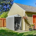 Storage Shed 6' x 3' Metal Frame Outdoor Waterproof Carport Shelter