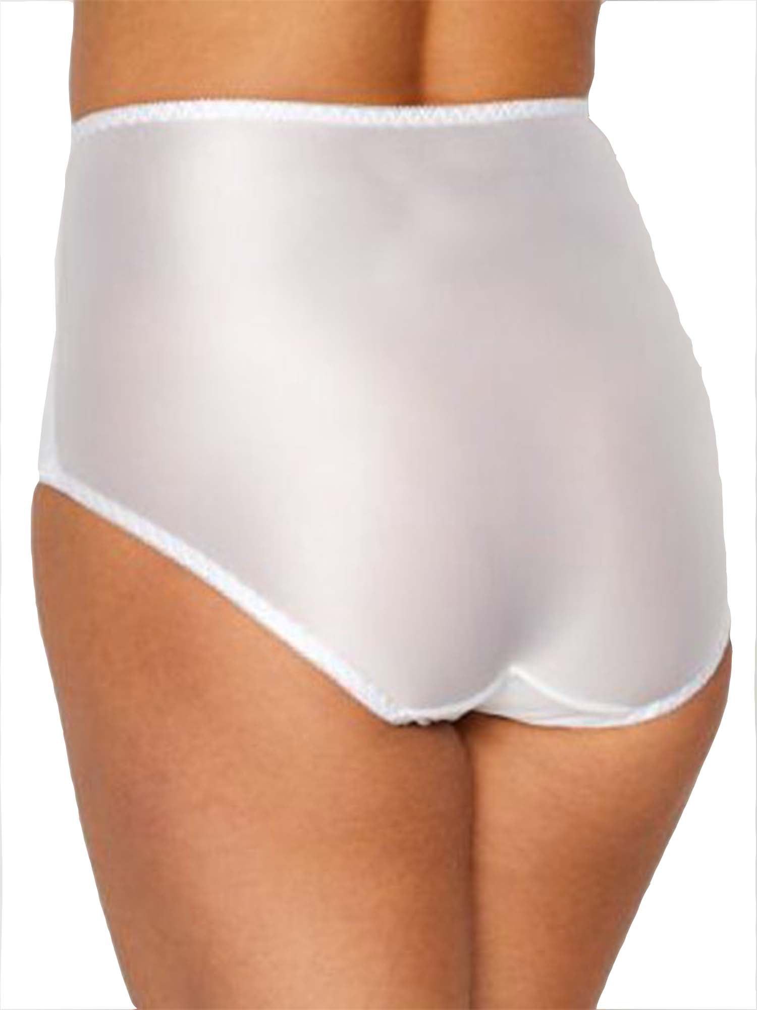 Bali White Lace Double Support Briefs Women's Size Large NEW - beyond  exchange