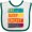 White and Green, variant on Inktastic Cricket Sports Eat Sleep Cricket Repeat Boys or Girls Baby Bib