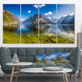 thumbnail image 1 of Crystal Clear Mountain Lake in Alps - Landscape Canvas Art Print, 1 of 3