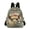 Cute Demon on Cup, variant on JIALIOU Mini Backpack Purse for Women Quilted Casual Daypack Small Travel Shoulder Bag, Cute Cat with Skull