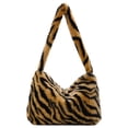 thumbnail image 1 of Bolso de hombro de Felpa con diseño de animales Likrtyny Para mujer color Leopardo rosa, 1 of 7
