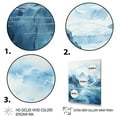 thumbnail image 3 of Designart "Glacial Reflections Alaska " Landscapes Floater Framed Wall Art Print, 3 of 7
