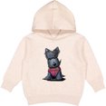thumbnail image 2 of Inktastic Scottie Dog in Plaid Toddler Hoodie, 2 of 4