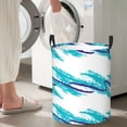 thumbnail image 5 of Sikiie Northern Lights Print Round Dirty Clothes Basket, Waterproof Standing Foldable Storage Basket, for Laundry Room, Bedroom, Bathroom Storage-Small, 5 of 6