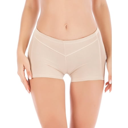FANNYC Women s Butt Lifter Panties Control Tummy Lifting Butt Enhancer Underwear Panty Body Shape Shapewear   Black /Beige-Up Size To 3XL